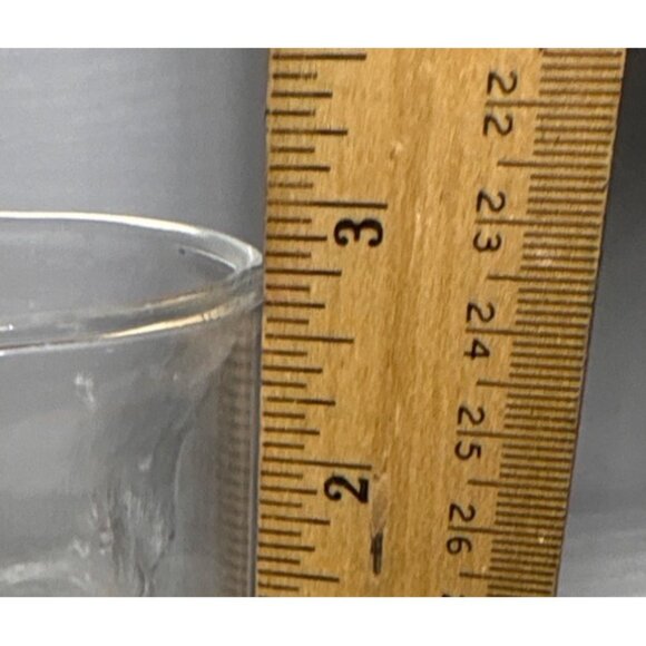 Clear Glass Skull Shaped Shot Glass Large Double Walled Design - Picture 5 of 9